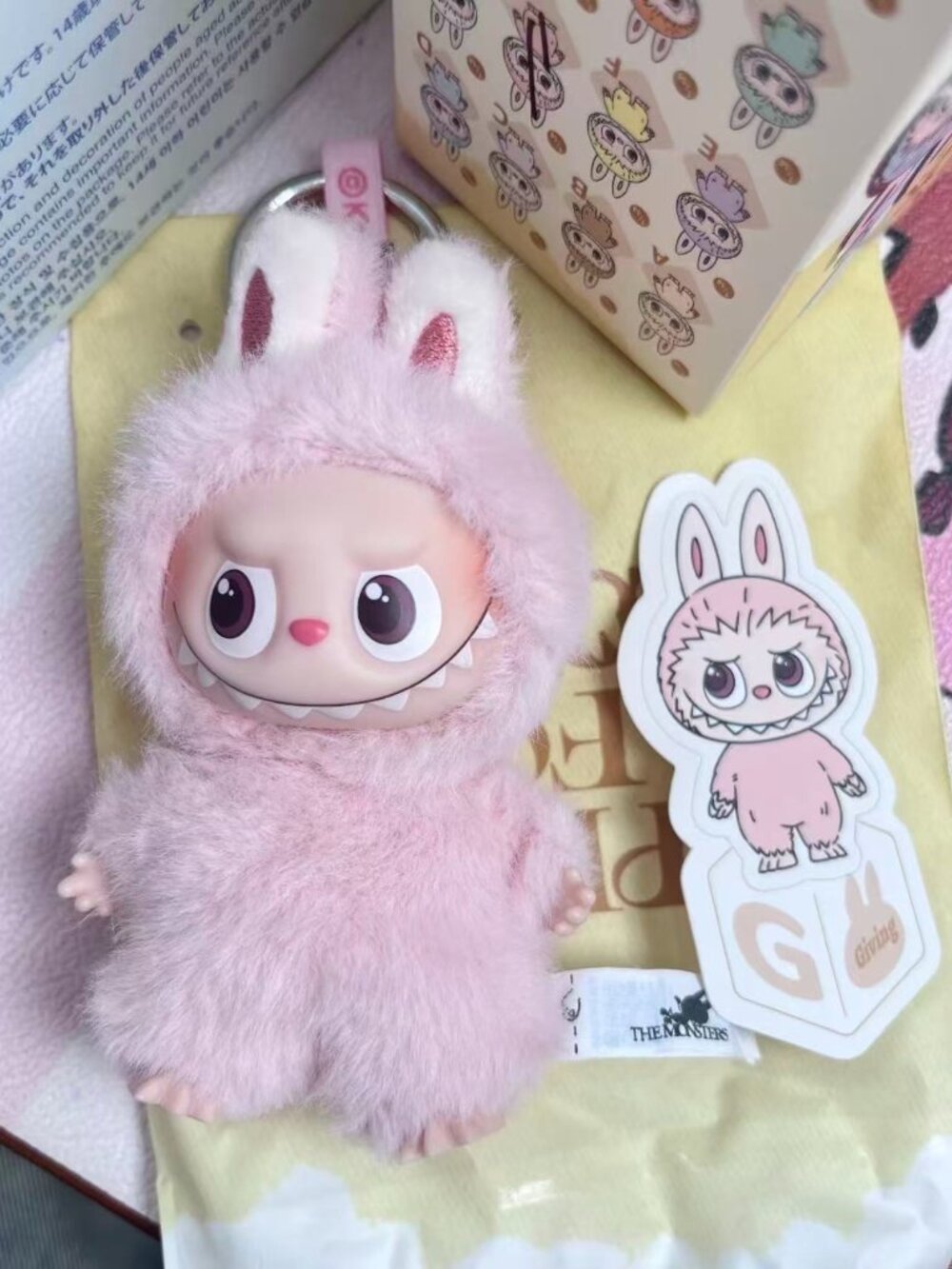 Authentic Labubu 4.0 Pin for Love Letter G | Cheap Clearance Price Ready to Ship